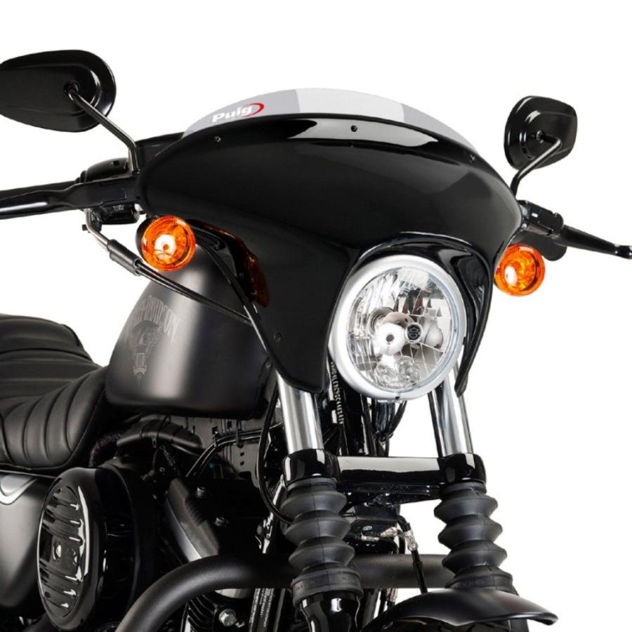 Puig プーチ ウインドシールド バットウイング SML(SPORT) スクリーンカラー：スモーク XL883N SPORTSTER IRON HARLEY-DAVIDSON ハーレーダビッドソン 外装 | Puig