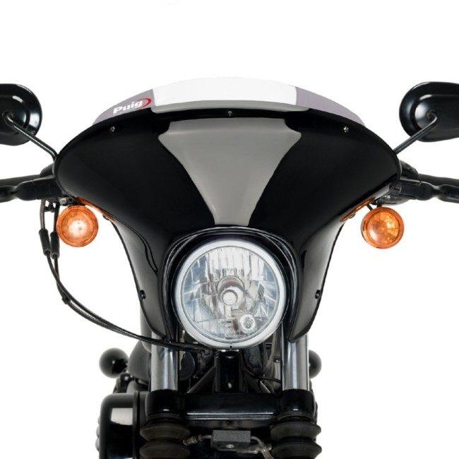 Puig プーチ ウインドシールド バットウイング SML(SPORT) スクリーンカラー：スモーク XL883N SPORTSTER IRON HARLEY-DAVIDSON ハーレーダビッドソン 外装 | Puig | 01