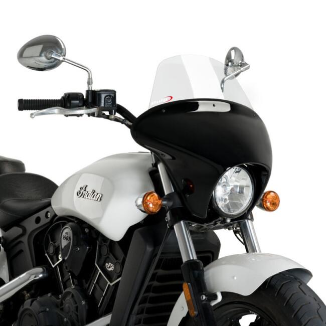 Puig プーチ ウインドシールド バットウイング SML(TOURING) スクリーンカラー：クリア Scout INDIAN MOTORCYCLE インディアン ビキニカウル カウル関連 外装_1