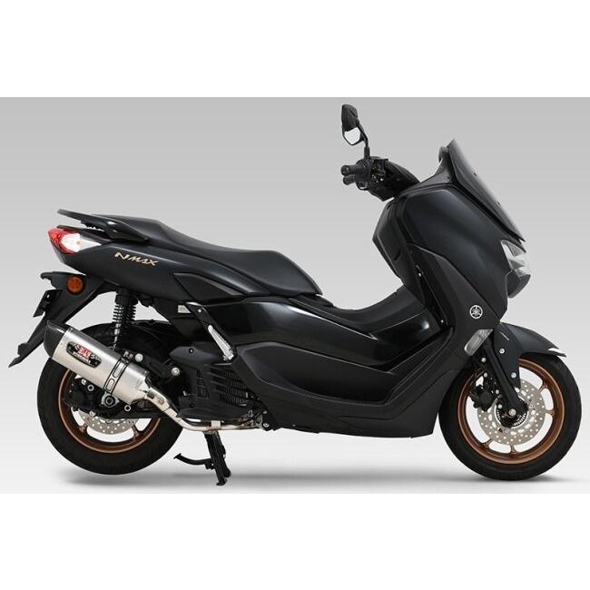 YOSHIMURA ヨシムラ 機械曲 R-77Sサイクロン EXPORT SPEC 政府認証 サイレンサータイプ：STB(チタンブルーカバー) NMAX YAMAHA ヤマハ マフラー