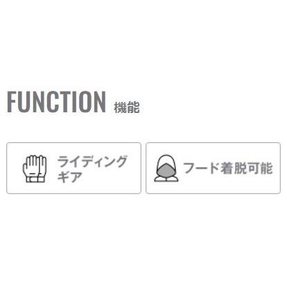 カワサキ（Kawasaki） カワサキ×56design ハーフメッシュパーカー