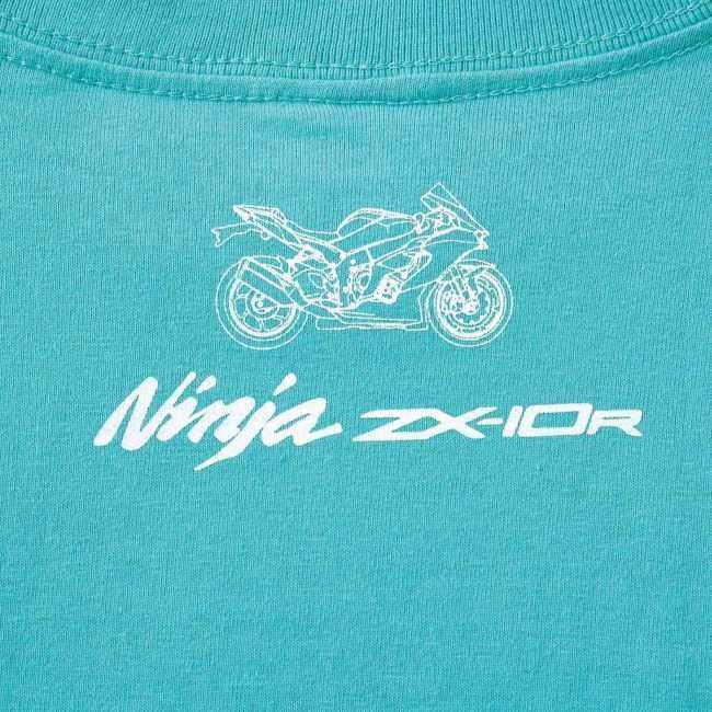 KAWASAKI KAWASAKI:カワサキ デザイナーズTシャツ Ninja ZX-10R Plastic Model サイズ：M｜webike02｜03