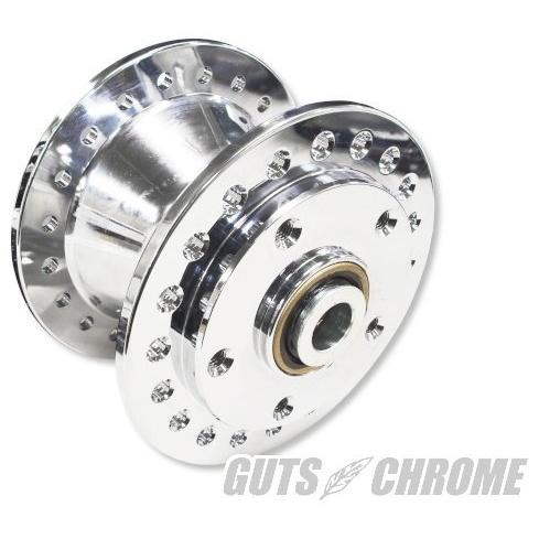 GUTS CHROME ガッツクローム 【V-TWIN】フロント ナローアルミハブ シングルディスク XL FXD FXR HARLEY-DAVIDSON ハーレーダビッドソン ハブ ホイール関連_1