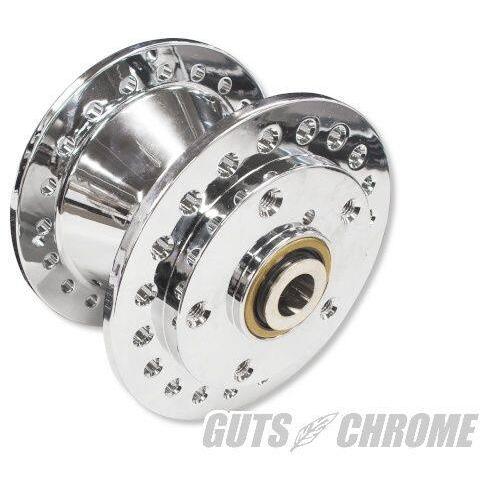 GUTS CHROME ガッツクローム 【V-TWIN】フロント ナローアルミハブ ダブルディスク XL FXD FXR HARLEY-DAVIDSON ハーレーダビッドソン ハブ ホイール関連_1