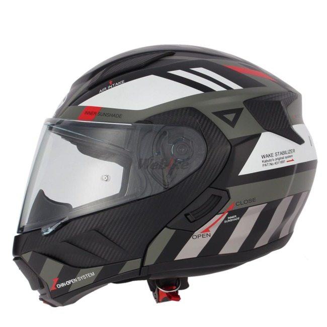 OGK KABUTO オージーケーカブト RYUKI ALERT［リュウキ アラート フラットカーキグレー］ヘルメット サイズ：XL(61-62cm)｜webike02｜16