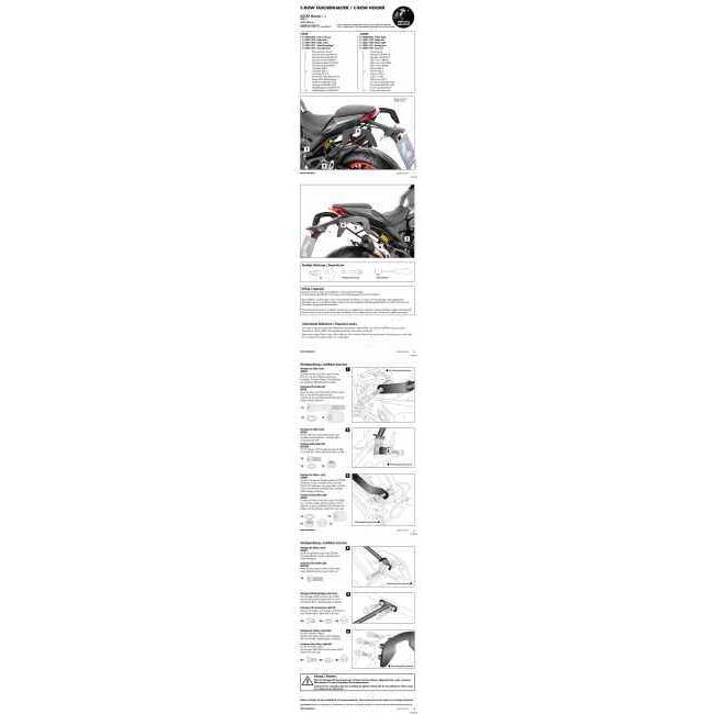 HEPCO＆BECKER ヘプコ＆ベッカー サイドソフトケースホルダー 「C-Bow」 Monster + 937 DUCATI ドゥカティ バッグ・ボックス取り付けステー