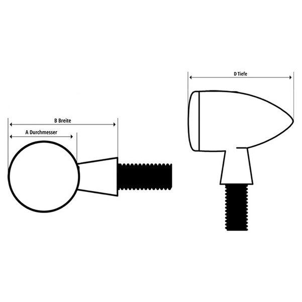 Highsider ハイサイダー LED テールライト Micro-Bullet テールランプ 灯火類 電装系
