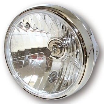 Shin-Yo シンヨー 7 inch headlight Reno 2 chrome clear glass ヘッドライト 灯火類 電装系