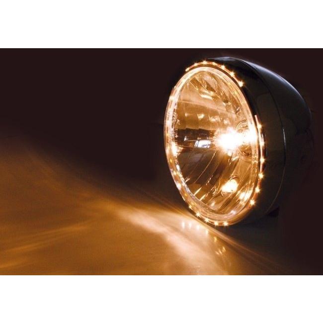Shin-Yo シンヨー 7 inch headlight Reno 2 chrome clear glass ヘッドライト 灯火類 電装系