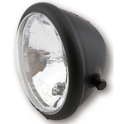 ブランド登録なし - Shin-Yo シンヨー Bates Style 5 3/4 inch main headlight black matt 前照灯 ともし火類 電装系 ライト、レンズ-バイク-ヘッドライトASSY