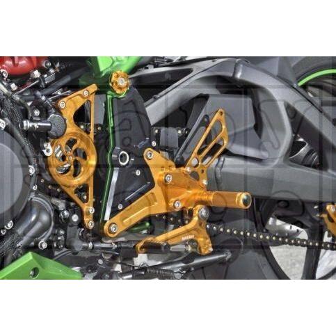 BABYFACE ベビーフェイス パフォーマンスステップキット カラー：ブラック Z-H2 KAWASAKI カワサキ バックステップ ステップ 足回り