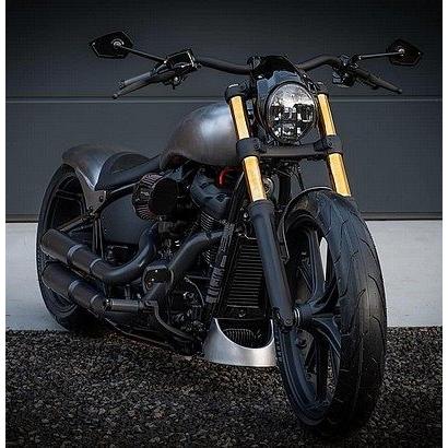 部品屋K\u0026W 【BT CHOPPERS】カスタムキット ver.1 シートタイプ：本革 ダイヤステッチ ブレイクアウト ファットボーイ ミルウォーキーエイト FXDR 外装_8