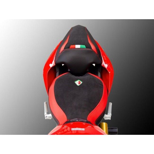 DUCABIKE (DBK) ドゥカバイク (ディービーケー) 純正シート用 タンデム側 コンフォートカバー カラー：レッド／ホワイト／ブラック DUCATI ドゥカティ 外装の画像