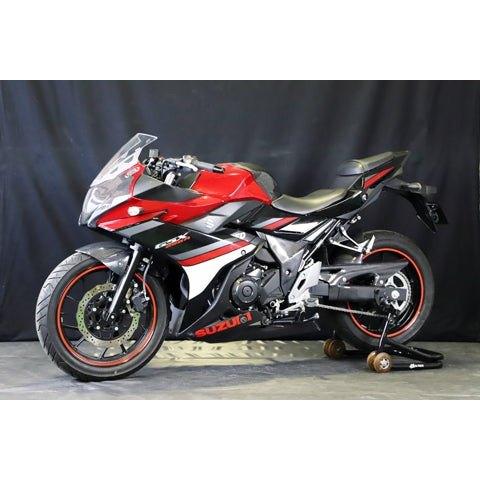 A-TECH（エーテック） ゼッケンプレート 素材：FW白 FRP / クリア塗装