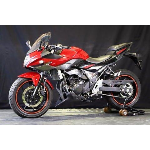 A-TECH エーテック ドライブチェーンガード 素材：TC 綾織カーボン / クリア塗装：なし GSX250R SUZUKI スズキ チェーンガード フレーム_4