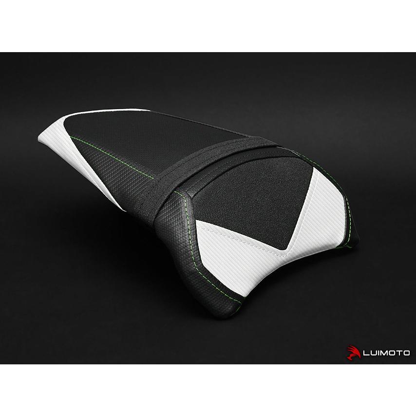 LUIMOTO ルイモト リアシートカバー Sport カラー：ライム グリーン ステッチ／CFパール Ninja 650 KAWASAKI カワサキ シートカバー シート関連 外装