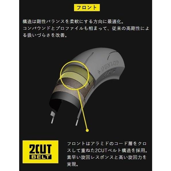 DUNLOP ダンロップ SPORTMAX Q5 【190/50ZR17 M/C (73W) TL】 スポーツマックス キューファイブ タイヤ｜webike02｜11