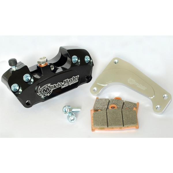 MOTOMASTER モトマスター スーパーモト ビレット4Pレーシングキャリパー KX 125 250 F KLX 400 R SR 450 KXE RM DR-Z RM-Z RMX Z キャリパーキット ブレーキ | ブランド登録なし