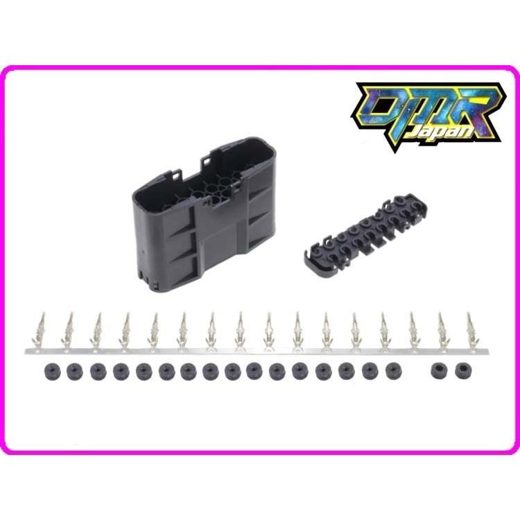 DMR-JAPAN ディーエムアールジャパン PGM用16P メスカプラセット カラー：黒 (メスカプラ、蓋) NSR250R HONDA ホンダ コネクター・カプラー 電装系 | DMRーJAPAN