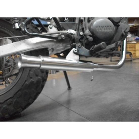 TW200 225 フルエキ　RSヨコタ　ファネルマフラー　かち上げマフラー RSヨコタ レーシングショップヨコタ クワイエットファネル TW200