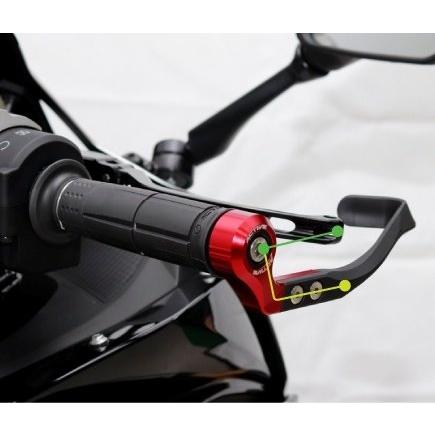 ACTIVE アクティブ ブレーキレバーガード＆バーエンド フルセット カラー：ブラック 取付け部 M16 YAMAHA ヤマハ レバーガード ハンドル