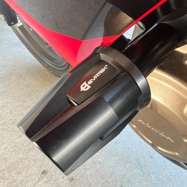EVATEK エヴァテック Hybridボディースライダー トップカラー：ホワイト / ベースカラー：アールズブルー CBR250RR HONDA ホンダ フレーム_1