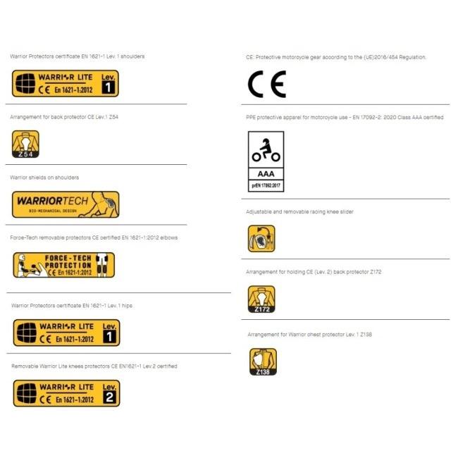 SPIDI スピーディー LASER TOURING  レザースーツ サイズ：52 レーシングスーツ・革ツナギ アパレル | SPIDI | 11