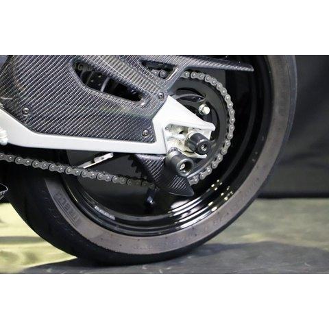 A-TECH エーテック ドライブチェーンガード 素材：TC 綾織カーボン / クリアー塗装：なし RS660 APRILIA アプリリア チェーンガード フレーム_1