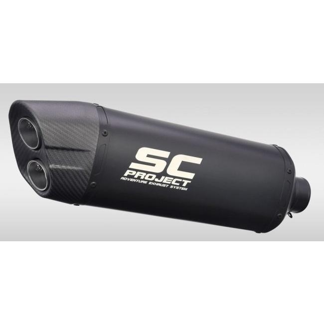 SC-PROJECT SCプロジェクト アドベンチャー スリップオンサイレンサー【公道走行可】 本体材質：マットブラック NT1100 HONDA ホンダ スリップオンマフラーの画像