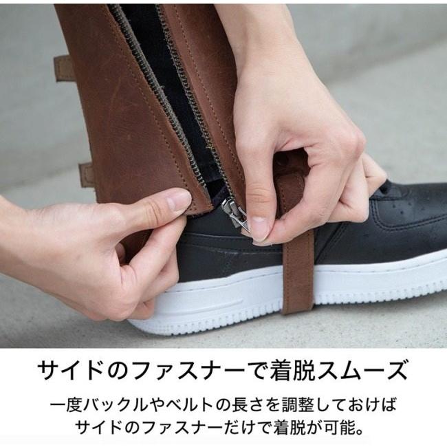 DEGNER（デグナー） レザーゲートル カラー：ブラウン その他シューズ