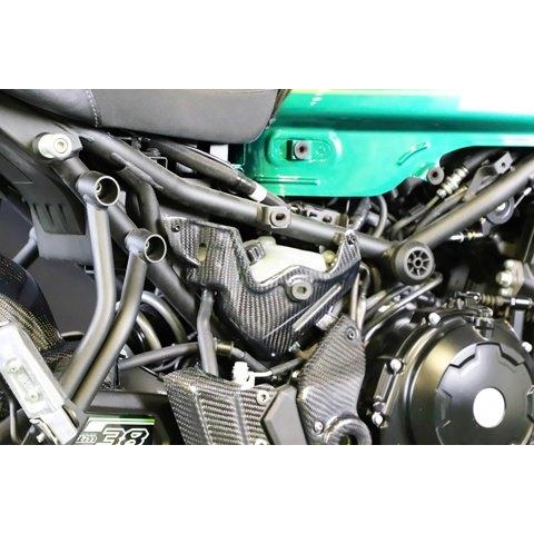 A-TECH エーテック サイドインナーカバー 素材：C 平織カーボン / タイプ：左右セット クリアー塗装：あり Z650RS KAWASAKI カワサキ 外装_2