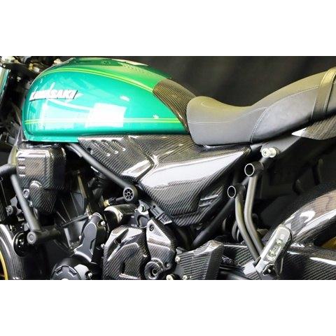 A-TECH エーテック サイドカバー 素材：TC 綾織カーボン / タイプ：左右セット クリアー塗装：なし Z650RS KAWASAKI カワサキ サイドカウル・サイドカバー 外装_3