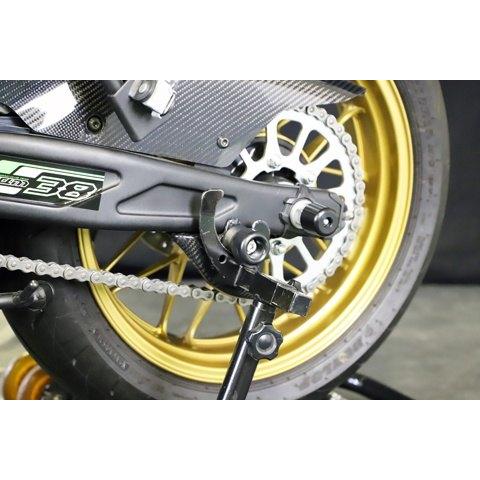 A-TECH エーテック ドライブチェーンガード 素材：C 平織カーボン / クリアー塗装：あり Z650RS KAWASAKI カワサキ チェーンガード フレーム_2