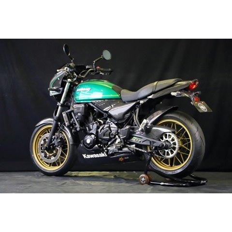 最高級品 A-TECH エーテック ドライブチェーンガード 素材：C 平織カーボン / クリアー塗装：あり Z650RS KAWASAKI カワサキ