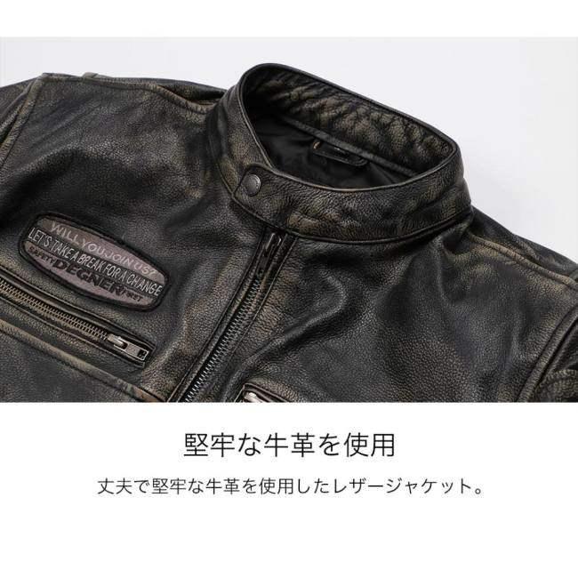 DEGNER（デグナー） レザージャケット／Leather Jacket サイズ：M