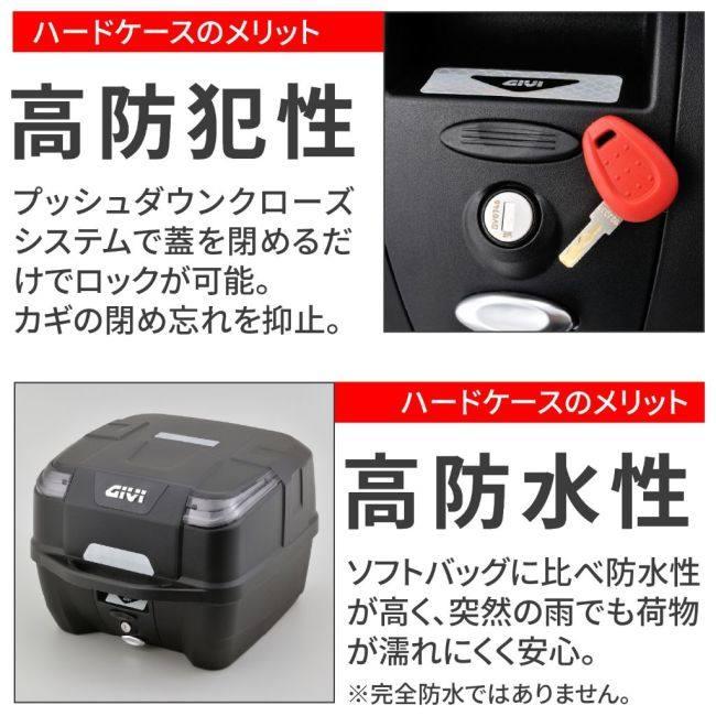 GIVI ジビ モノロックケース ATLASシリーズ B33N2MD トップケース・テールボックス 車体用バッグ・ケース_5