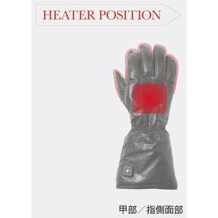 HEATMASTER ヒートマスター 12VヒートレザーグローブTYPE-2 LIDEF サイズ：2XL 電熱グローブ アパレル | HEATMASTER | 01