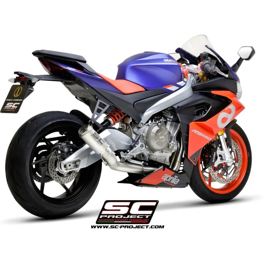 SC-PROJECT SCプロジェクト フルチタン フルエキゾーストシステム 2-1＆CR-T サイレンサー 本体材質：チタン RS 660 TUONO APRILIA アプリリア マフラー | SCーPROJECT