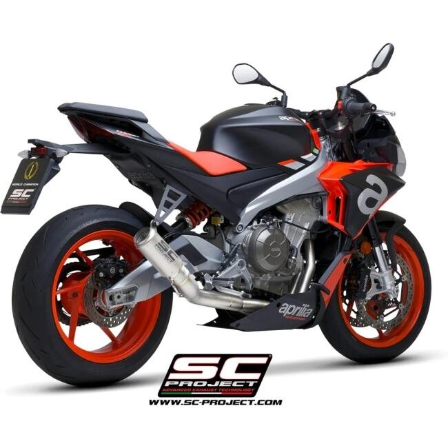 SC-PROJECT SCプロジェクト フルチタン フルエキゾーストシステム 2-1＆CR-T サイレンサー 本体材質：チタン RS 660 TUONO APRILIA アプリリア マフラー | SCーPROJECT | 02