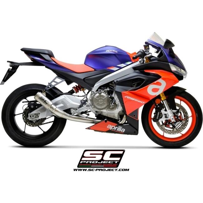 SC-PROJECT SCプロジェクト フルチタン フルエキゾーストシステム 2-1＆CR-T サイレンサー 本体材質：チタン RS 660 TUONO APRILIA アプリリア マフラー | SCーPROJECT | 03