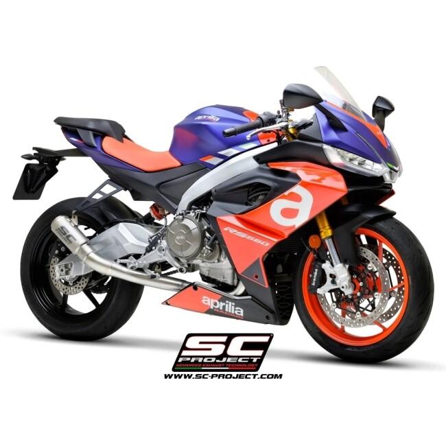 SC-PROJECT SCプロジェクト フルチタン フルエキゾーストシステム 2-1＆CR-T サイレンサー 本体材質：チタン RS 660 TUONO APRILIA アプリリア マフラー | SCーPROJECT | 04