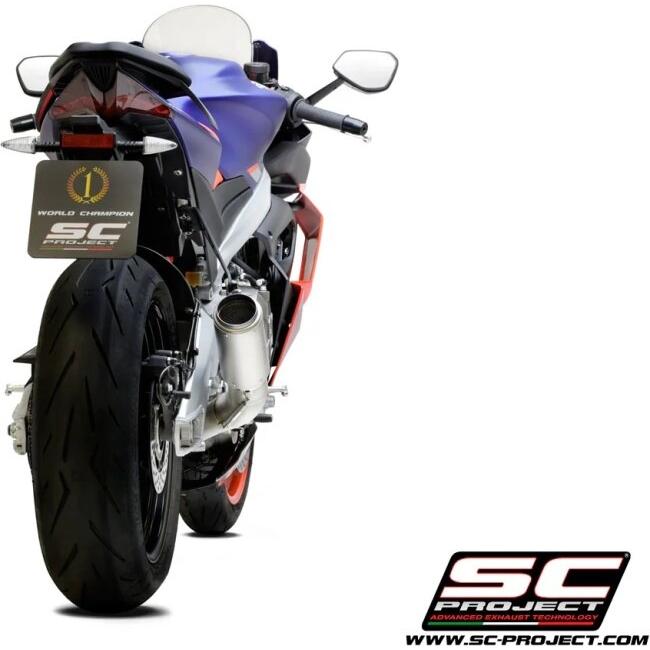 SC-PROJECT SCプロジェクト フルチタン フルエキゾーストシステム 2-1＆CR-T サイレンサー 本体材質：チタン RS 660 TUONO APRILIA アプリリア マフラー | SCーPROJECT | 06