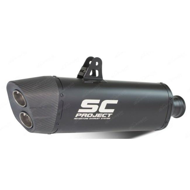 SC-PROJECT SCプロジェクト アドベンチャー スリップオンサイレンサー ブラックエディション 1090 ADVENTURE 1190 1290 SUPER KTM スリップオンマフラーの画像
