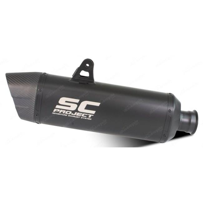 SC-PROJECT SCプロジェクト アドベンチャー スリップオンサイレンサー ブラックエディション 1090 ADVENTURE 1190 1290 SUPER KTM スリップオンマフラーの画像