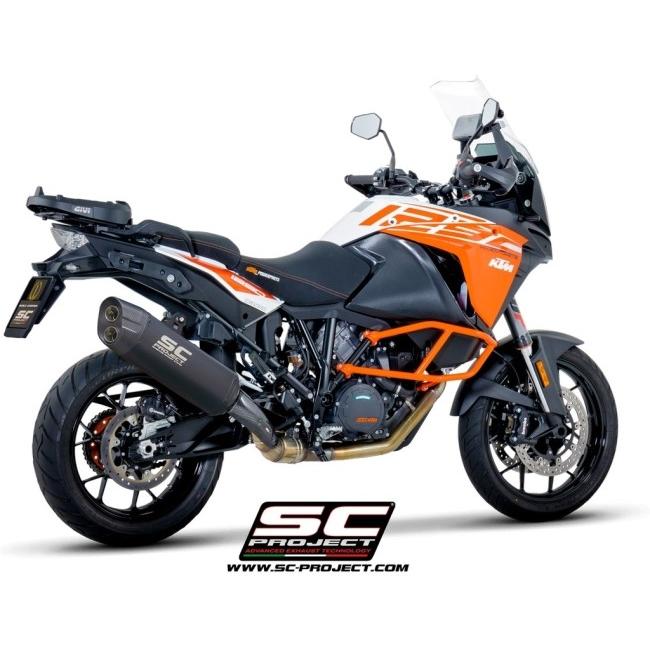 SC-PROJECT SCプロジェクト アドベンチャー スリップオンサイレンサー ブラックエディション 1090 ADVENTURE 1190 1290 SUPER KTM スリップオンマフラーの画像