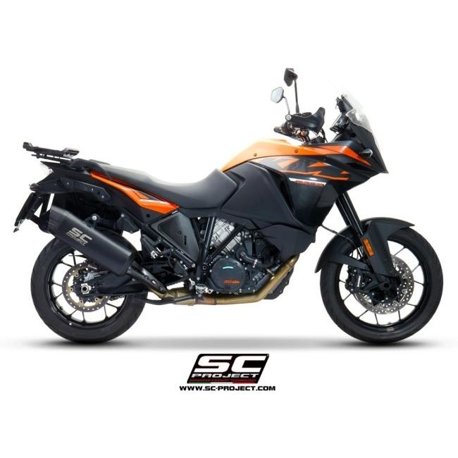 SC-PROJECT SCプロジェクト アドベンチャー スリップオンサイレンサー ブラックエディション 1090 ADVENTURE 1190 1290 SUPER KTM スリップオンマフラーの画像