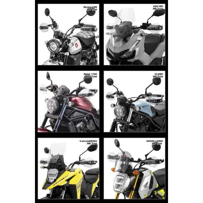 ZETA ジータ ソニックハンドガード PCキット【M6タイプ】 プロテクター