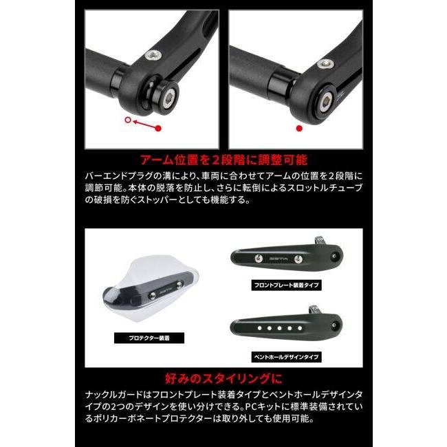 ZETA RACING ジータ レーシング ソニックハンドガード PCキット【M6