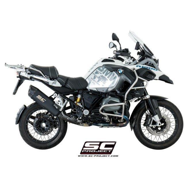 SC-PROJECT SCプロジェクト アドベンチャー スリップオンサイレンサー ブラックエディション R 1200 GS ADVENTURE BMW スリップオンマフラー マフラーの画像
