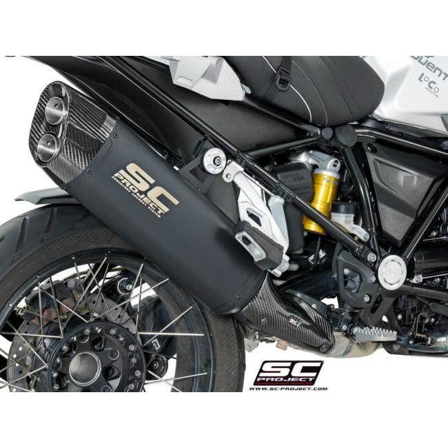 SC-PROJECT SCプロジェクト アドベンチャー スリップオンサイレンサー ブラックエディション R 1200 GS ADVENTURE BMW スリップオンマフラー マフラーの画像
